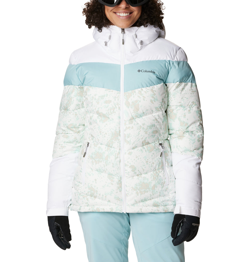 Columbia Women's Abbott Peak Insulated Ski Jacket (White Flurries)