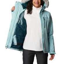 Load image into Gallery viewer, Columbia Women&#39;s Ava Alpine Insulated Ski Jacket (Aqua Haze)
