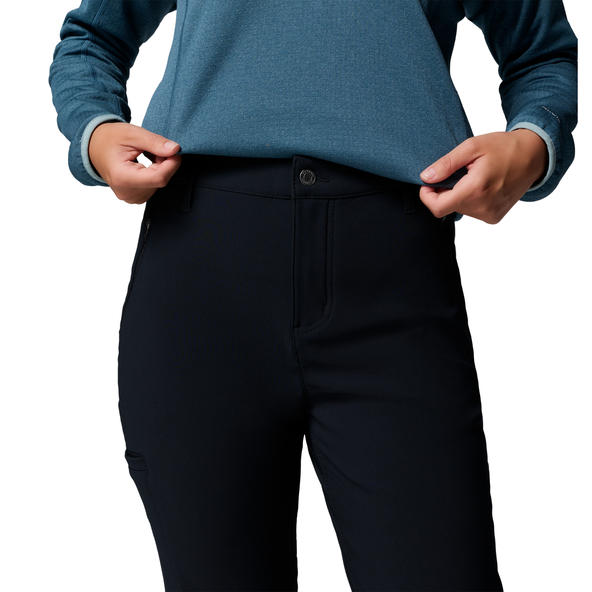 Columbia Women's Back Beauty Warm Softshell Hiking Trousers Black 010 2051864