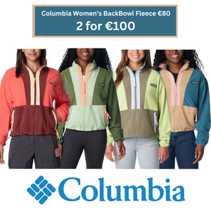 Columbia Women's BackBowl Full Zip Fleece (Juicy/Spice/Sunkissed)
