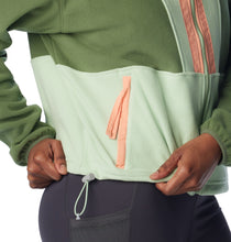 Load image into Gallery viewer, Columbia Women&#39;s BackBowl Full Zip Fleece (Canteen/Sage Leaf/Apricot Fizz)

