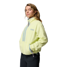Load image into Gallery viewer, Columbia Women&#39;s Backbowl II Full Zip Fleece (Citron Haze/Crushed Blue)
