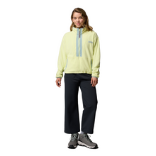 Load image into Gallery viewer, Columbia Women&#39;s Backbowl II Full Zip Fleece (Citron Haze/Crushed Blue)
