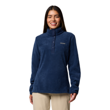 Load image into Gallery viewer, Columbia Women&#39;s Benton Springs Half Snap Fleece Top (Collegiate Navy)
