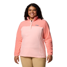 Load image into Gallery viewer, Columbia Women&#39;s Benton Springs Half Snap Fleece Top (Pink Sand/Alpenglow)
