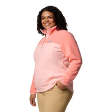 Load image into Gallery viewer, Columbia Women&#39;s Benton Springs Half Snap Fleece Top (Pink Sand/Alpenglow)
