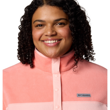 Load image into Gallery viewer, Columbia Women&#39;s Benton Springs Half Snap Fleece Top (Pink Sand/Alpenglow)
