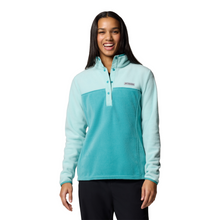 Load image into Gallery viewer, Columbia Women&#39;s Benton Springs Half Snap Fleece Top (Teal/Spray)
