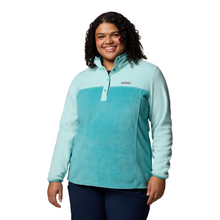 Load image into Gallery viewer, Columbia Women&#39;s Benton Springs Half Snap Fleece Top (Teal/Spray)
