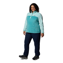 Load image into Gallery viewer, Columbia Women&#39;s Benton Springs Half Snap Fleece Top (Teal/Spray)
