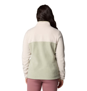 Columbia Women's Benton Springs Half Snap Fleece Top (Dark Stone/Safari)