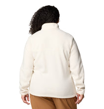 Load image into Gallery viewer, Columbia Women&#39;s Benton Springs Half Snap Fleece Top (Chalk/Camel Brown)
