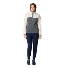 Load image into Gallery viewer, Columbia Women&#39;s Benton Springs Half Snap Fleece Top (City Grey Heather/Chalk)
