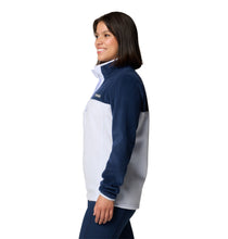 Load image into Gallery viewer, Columbia Women&#39;s Benton Springs Half Snap Fleece Top (Collegiate Navy/Snowdrift)
