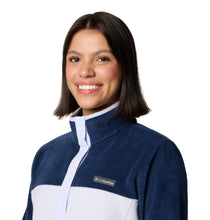 Load image into Gallery viewer, Columbia Women&#39;s Benton Springs Half Snap Fleece Top (Collegiate Navy/Snowdrift)
