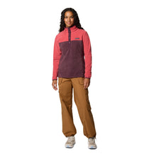 Load image into Gallery viewer, Columbia Women&#39;s Benton Springs Half Snap Fleece Top (Daredevil/Moonvista)
