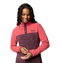 Load image into Gallery viewer, Columbia Women&#39;s Benton Springs Half Snap Fleece Top (Daredevil/Moonvista)
