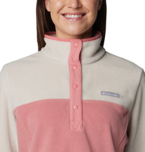 Load image into Gallery viewer, Columbia Women&#39;s Benton Springs Half Snap Fleece Top (Dark Stone/Pink Agave)
