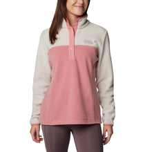 Load image into Gallery viewer, Columbia Women&#39;s Benton Springs Half Snap Fleece Top (Dark Stone/Pink Agave)
