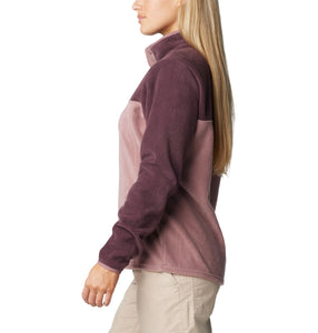 Columbia Women's Benton Springs Half Snap Fleece Top (Moonvista Fig)