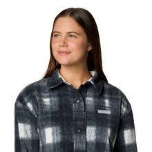 Load image into Gallery viewer, Columbia Women&#39;s Benton Springs Fleece Shirt Jacket (Chalk Omblur Tonal)

