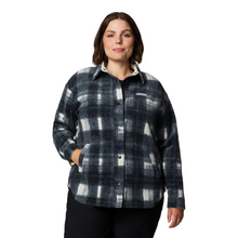 Load image into Gallery viewer, Columbia Women&#39;s Benton Springs Fleece Shirt Jacket (Chalk Omblur Tonal)
