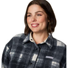 Load image into Gallery viewer, Columbia Women&#39;s Benton Springs Fleece Shirt Jacket (Chalk Omblur Tonal)
