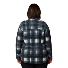 Load image into Gallery viewer, Columbia Women&#39;s Benton Springs Fleece Shirt Jacket (Chalk Omblur Tonal)
