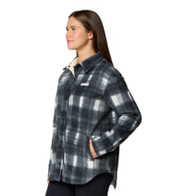 Load image into Gallery viewer, Columbia Women&#39;s Benton Springs Fleece Shirt Jacket (Chalk Omblur Tonal)
