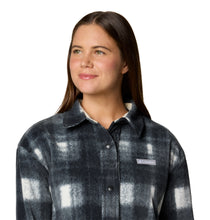 Load image into Gallery viewer, Columbia Women&#39;s Benton Springs Fleece Shirt Jacket (Chalk Omblur Tonal)
