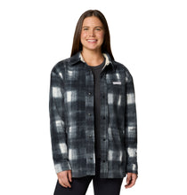 Load image into Gallery viewer, Columbia Women&#39;s Benton Springs Fleece Shirt Jacket (Chalk Omblur Tonal)
