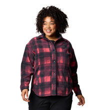 Load image into Gallery viewer, Columbia Women&#39;s Benton Springs Fleece Shirt Jacket (Daredevil Omblur Tonal)
