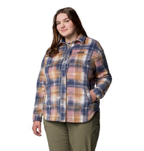 Load image into Gallery viewer, Columbia Women&#39;s Benton Springs Fleece Shirt Jacket (Nocturnal Omblur)
