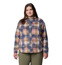 Load image into Gallery viewer, Columbia Women&#39;s Benton Springs Fleece Shirt Jacket (Nocturnal Omblur)
