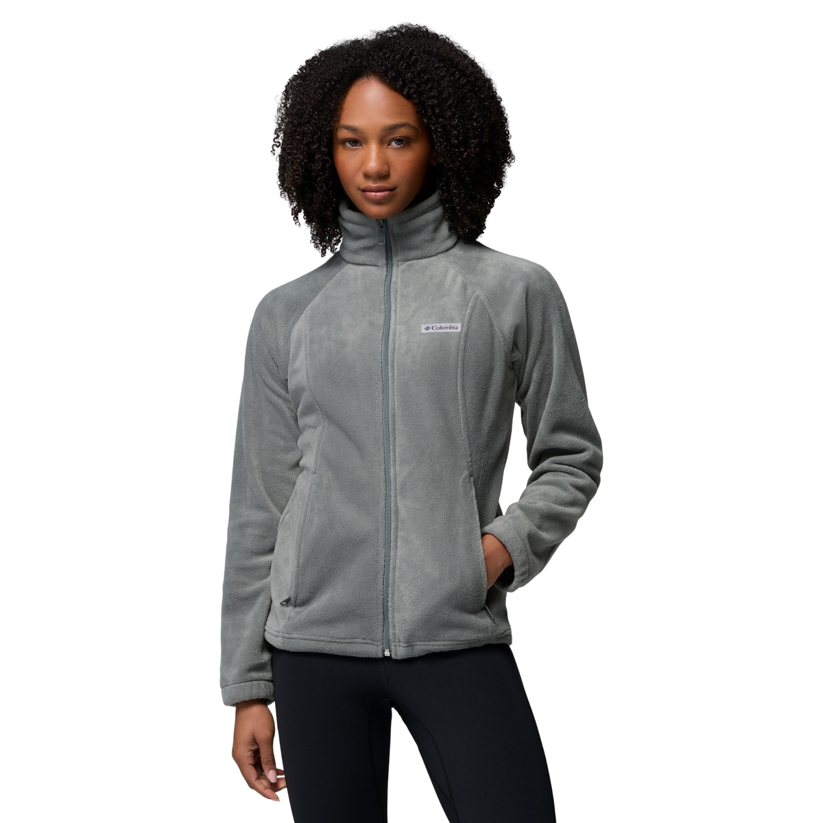 Columbia Women's Benton Springs Full Zip Fleece Jacket Sedona Sage 342 1372111