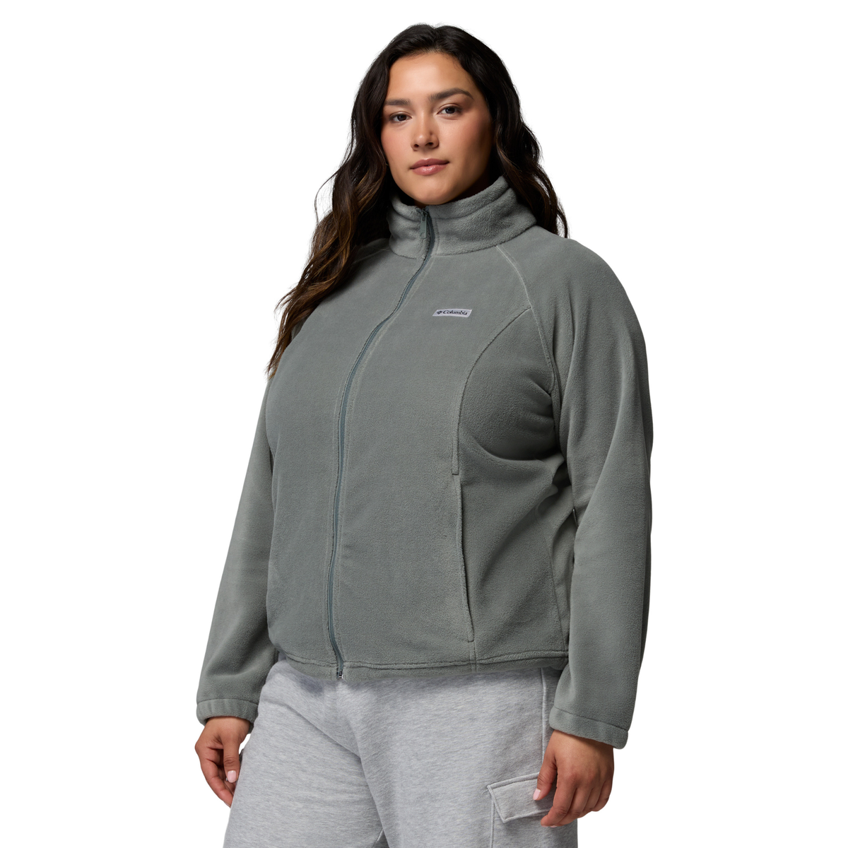 Columbia Women's Benton Springs Full Zip Fleece Jacket Sedona Sage 342 1372111
