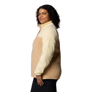 Columbia Women's Benton Springs Half Snap Fleece Top (Canoe/Lemon Wash)