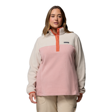 Load image into Gallery viewer, Columbia Women&#39;s Benton Springs Half Snap Fleece Top (Eraser Pink/Dark Stone/Tuscan)
