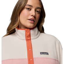 Load image into Gallery viewer, Columbia Women&#39;s Benton Springs Half Snap Fleece Top (Eraser Pink/Dark Stone/Tuscan)
