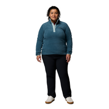 Load image into Gallery viewer, Columbia Women&#39;s Benton Springs Half Snap Fleece Top (Everblue/Crushed Blue)
