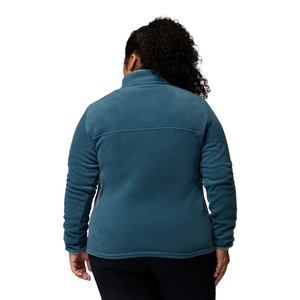 Columbia Women's Benton Springs Half Snap Fleece Top (Everblue/Crushed Blue)
