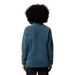 Columbia Women's Benton Springs Half Snap Fleece Top (Everblue/Crushed Blue)