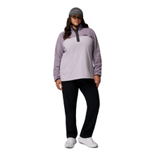 Load image into Gallery viewer, Columbia Women&#39;s Benton Springs Half Snap Fleece Top (Lavender Pearl/Shale Purple/Shark)
