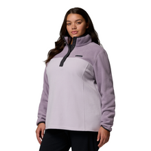 Load image into Gallery viewer, Columbia Women&#39;s Benton Springs Half Snap Fleece Top (Lavender Pearl/Shale Purple/Shark)
