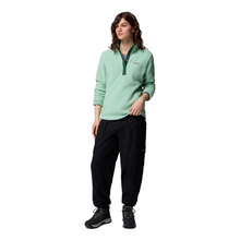 Load image into Gallery viewer, Columbia Women&#39;s Benton Springs Half Snap Fleece Top (New Mint/Rain Forest)
