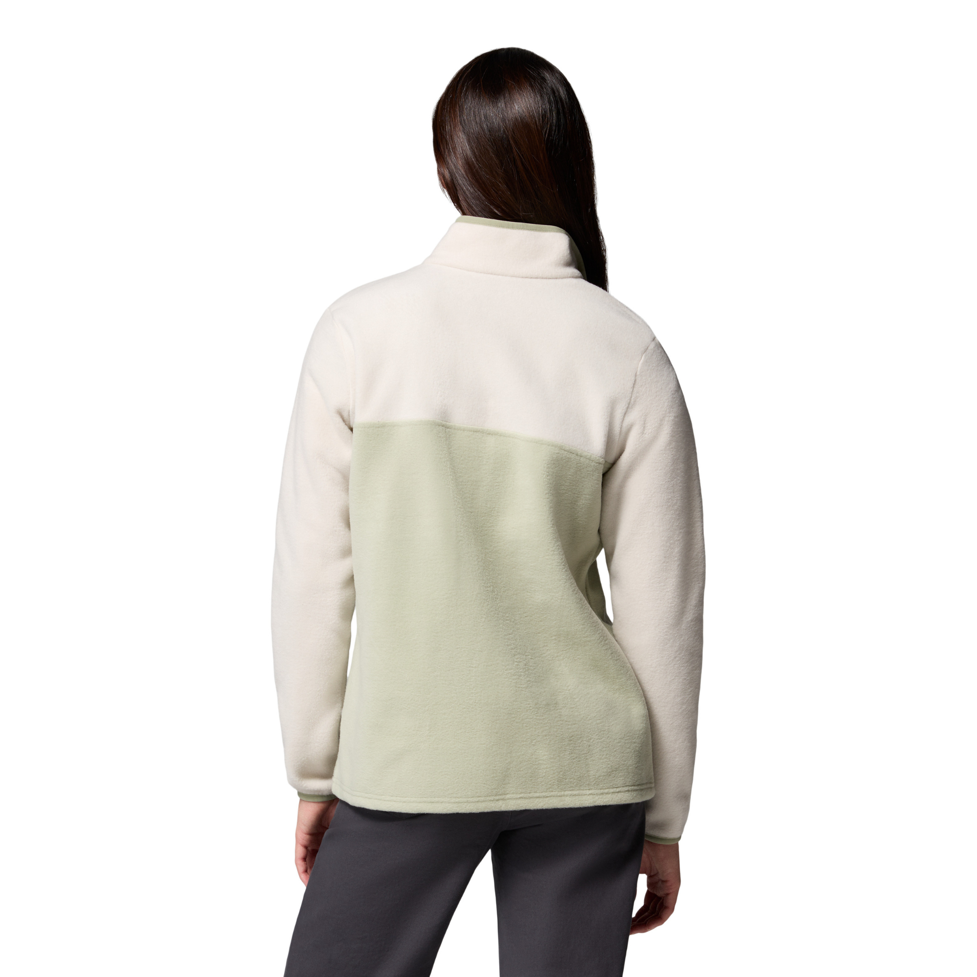 Columbia Women's Benton Springs Half Snap Fleece Top (Safari/Dark Stone)
