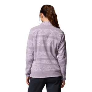Columbia Women's Benton Springs Printed Half Snap Fleece (Shale Purple Deschutes Days)