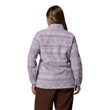 Load image into Gallery viewer, Columbia Women&#39;s Benton Springs Printed Half Snap Fleece (Shale Purple Deschutes Days)

