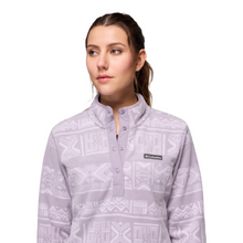 Load image into Gallery viewer, Columbia Women&#39;s Benton Springs Printed Half Snap Fleece (Shale Purple Deschutes Days)
