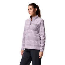 Load image into Gallery viewer, Columbia Women&#39;s Benton Springs Printed Half Snap Fleece (Shale Purple Deschutes Days)
